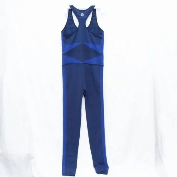 Tory Burch Sport Blue Seamless Unitard Jumpsuit - Picture 7 of 8